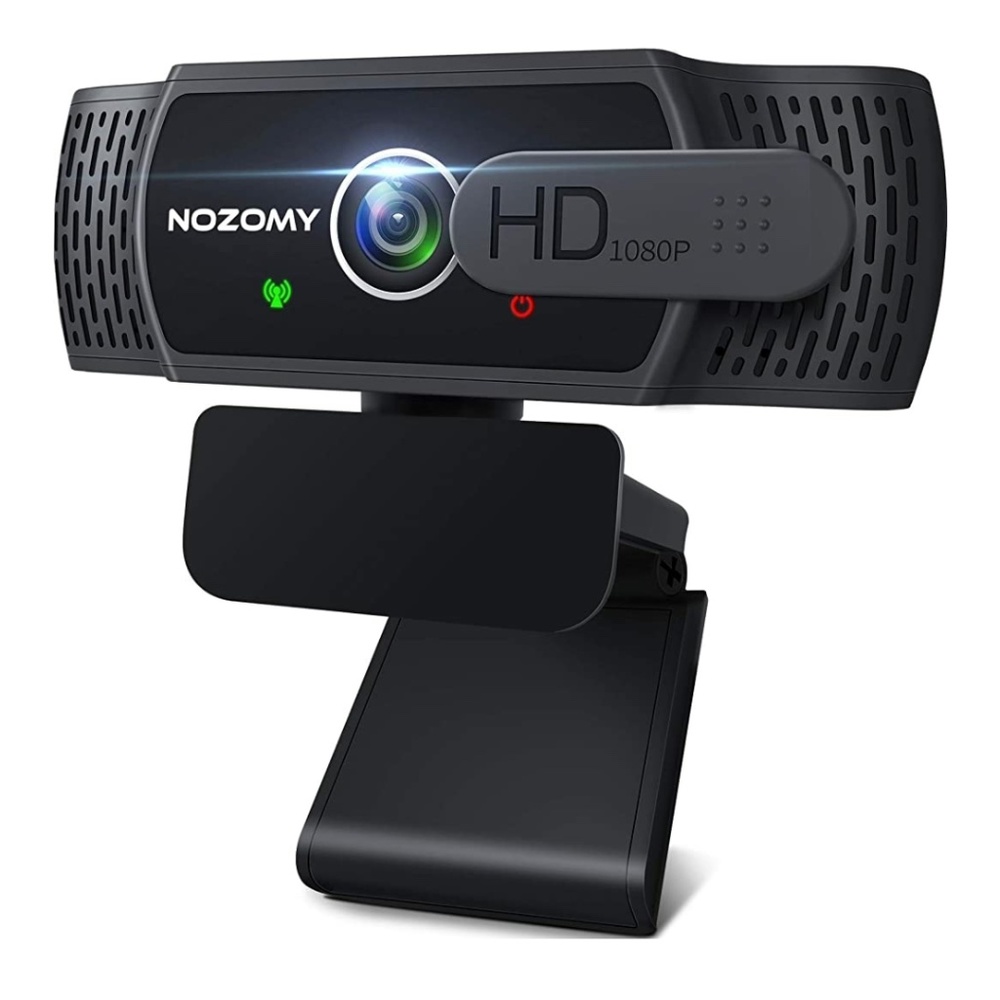 Nozomy Webcam with Microphone for Desktop 1080P